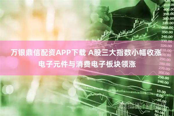 万银鼎信配资APP下载 A股三大指数小幅收涨 电子元件与消费电子板块领涨